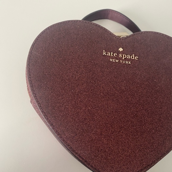 Kate Spade heart crossbody bag and matching card holder - Picture 5 of 7